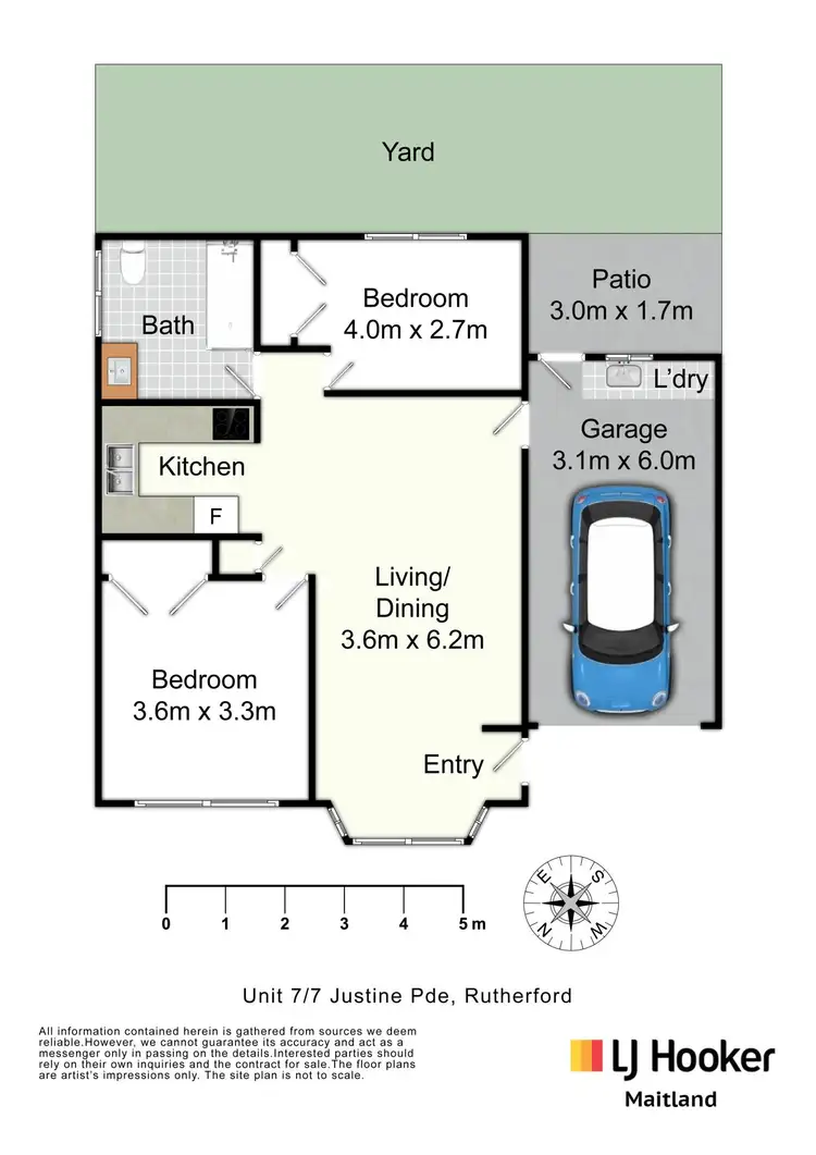 Floorplan of Homely unit listing, 7/7 Justine Parade, Rutherford NSW 2320