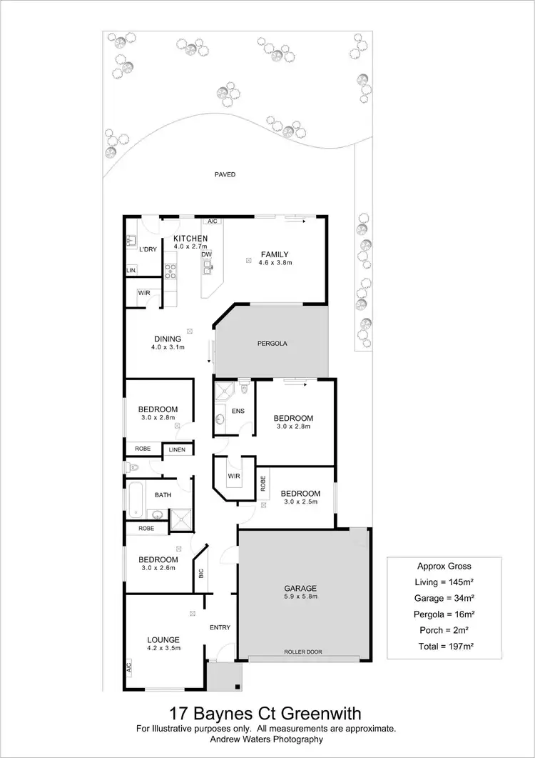 Floorplan of Homely house listing, 17 Baynes Court, Greenwith SA 5125