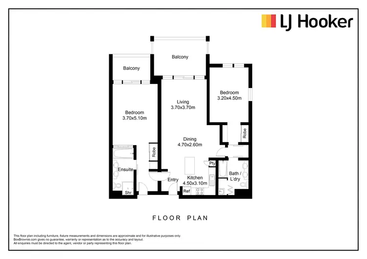 Floorplan of Homely apartment listing, 201/57-65 Paradise Palms Drive, Kewarra Beach QLD 4879