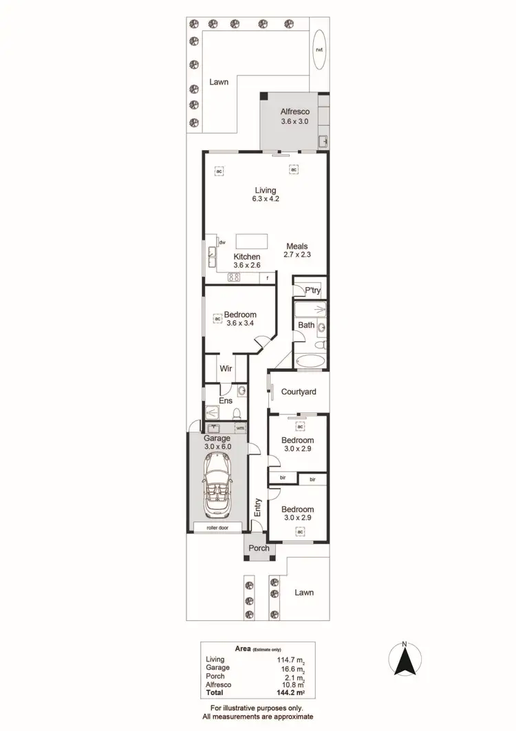 Floorplan of Homely house listing, RES 68B Gardner Street, Camden Park SA 5038