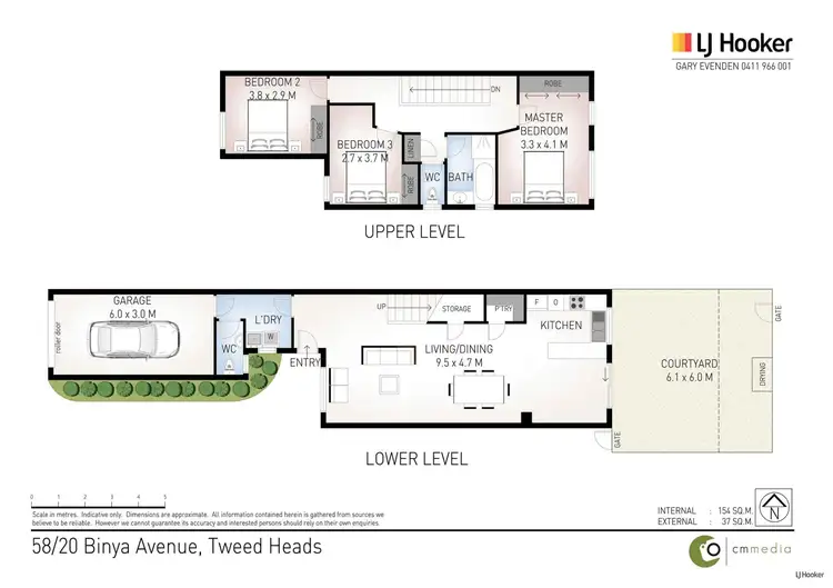 Floorplan of Homely unit listing, 58/20 Binya Avenue, Tweed Heads NSW 2485