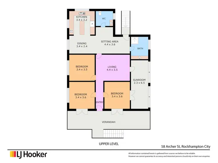 Floorplan of Homely house listing, 58 Archer Street, Rockhampton City QLD 4700