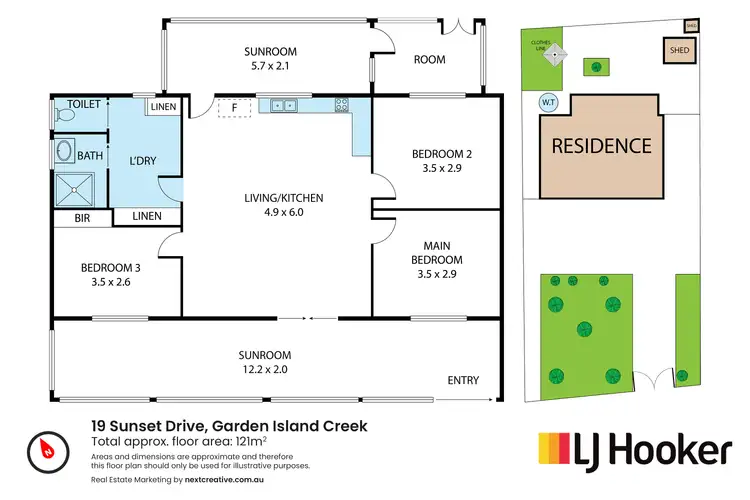 Floorplan of Homely house listing, 19 Sunset Drive, Garden Island Creek TAS 7112