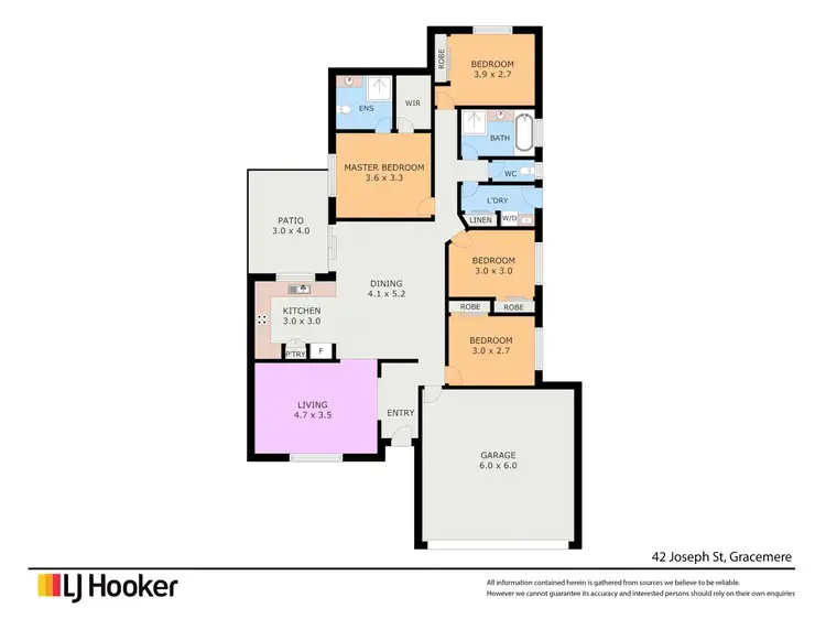 Floorplan of Homely house listing, 42 Joseph Street, Gracemere QLD 4702