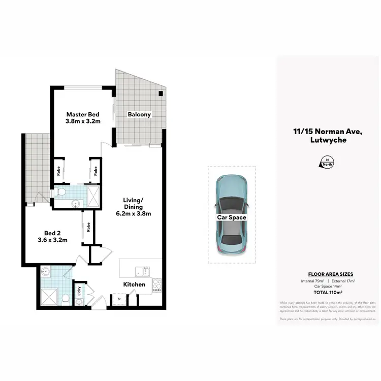 Floorplan of Homely apartment listing, 11/15 Norman Avenue, Lutwyche QLD 4030