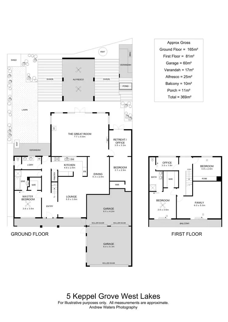 Floorplan of Homely house listing, 5 Keppel Grove, West Lakes SA 5021