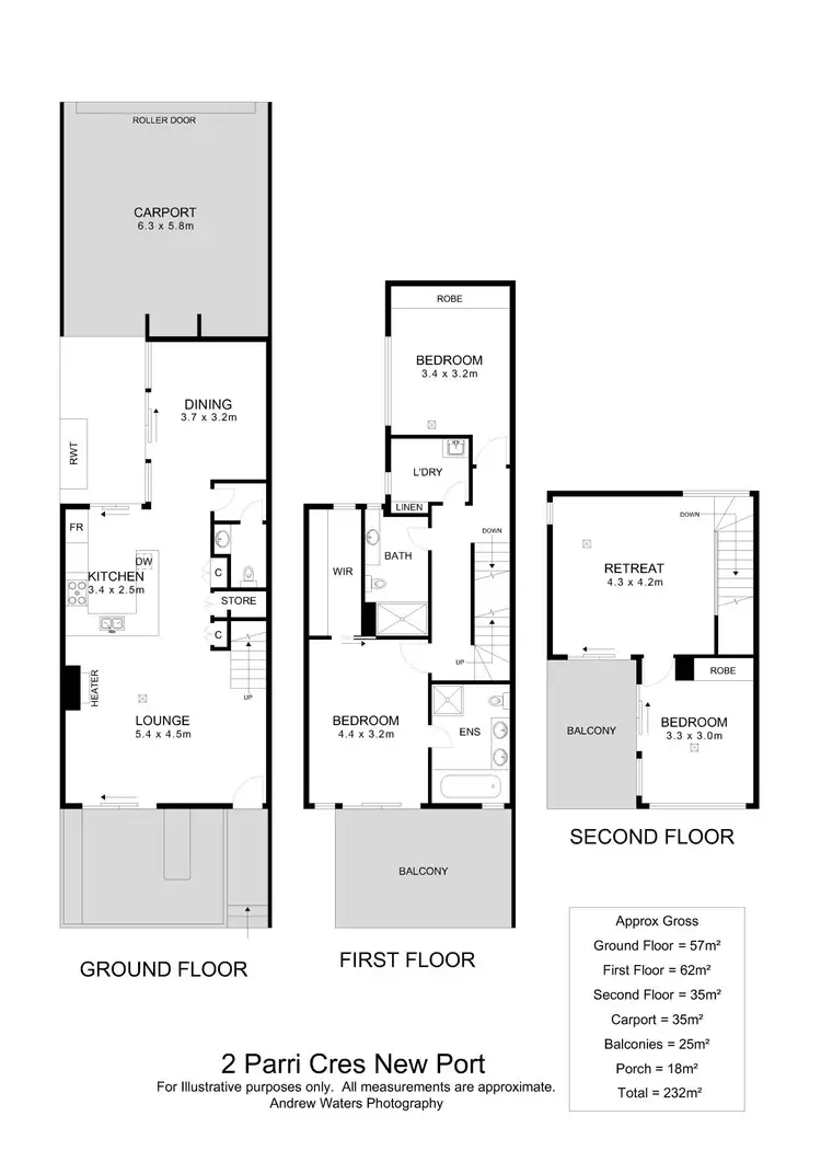 Floorplan of Homely house listing, 2 Parri Crescent, New Port SA 5015