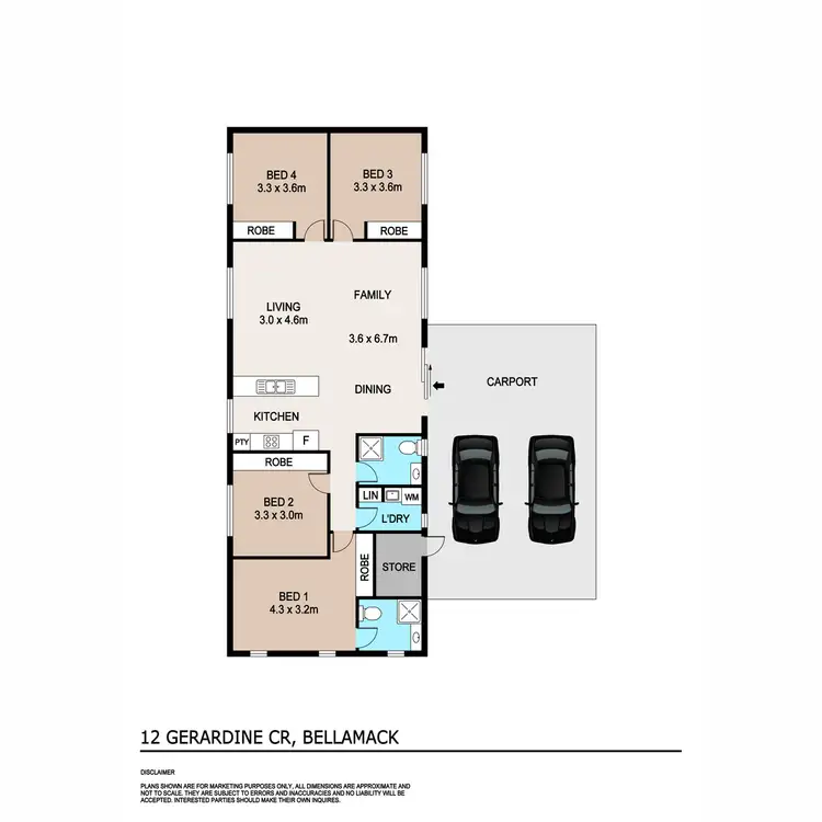 Floorplan of Homely house listing, 12 Gerardine Crescent, Bellamack NT 832