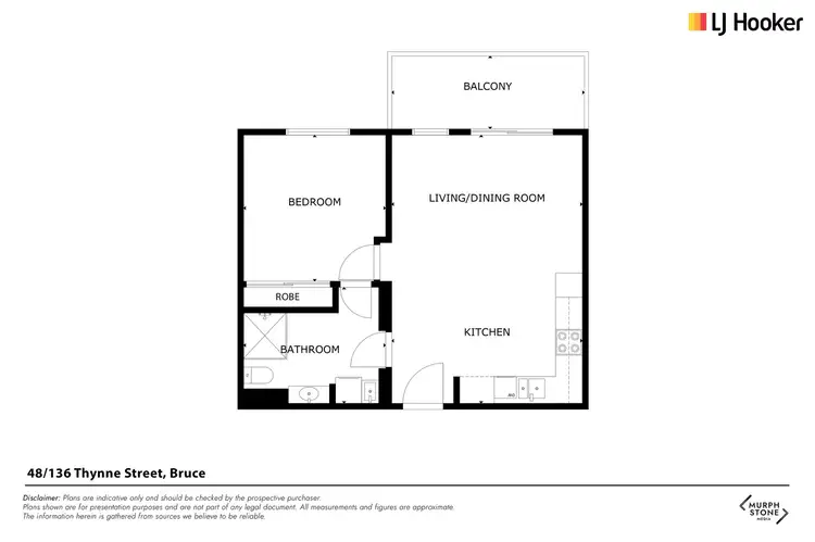 Floorplan of Homely unit listing, 48/136 Thynne Street, Bruce ACT 2617