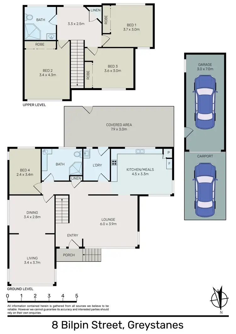 Floorplan of Homely house listing, 8 Bilpin Street, Greystanes NSW 2145