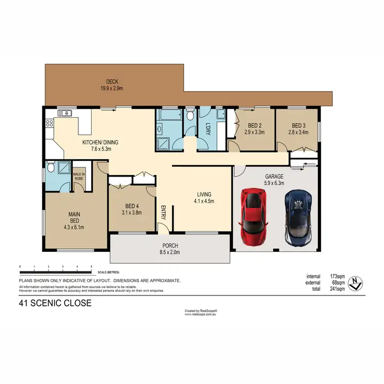 Floorplan of Homely house listing, 41 Scenic Close, Albany Creek QLD 4035