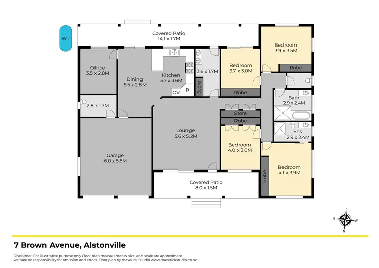 Floorplan of Homely house listing, 7 Brown Avenue, Alstonville NSW 2477