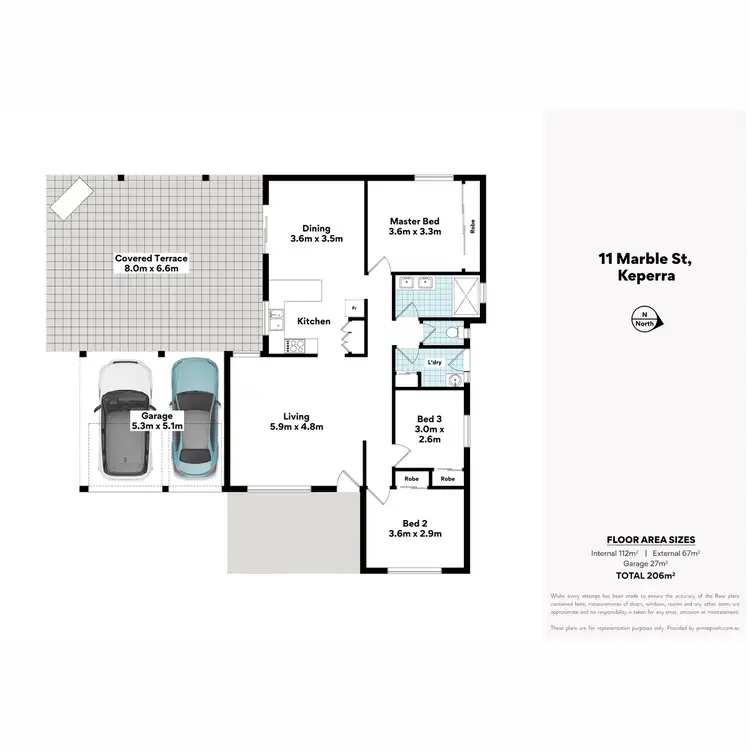 Floorplan of Homely house listing, 11 Marble Street, Keperra QLD 4054