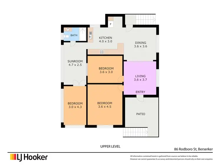 Floorplan of Homely house listing, 86 Rodboro Street, Berserker QLD 4701