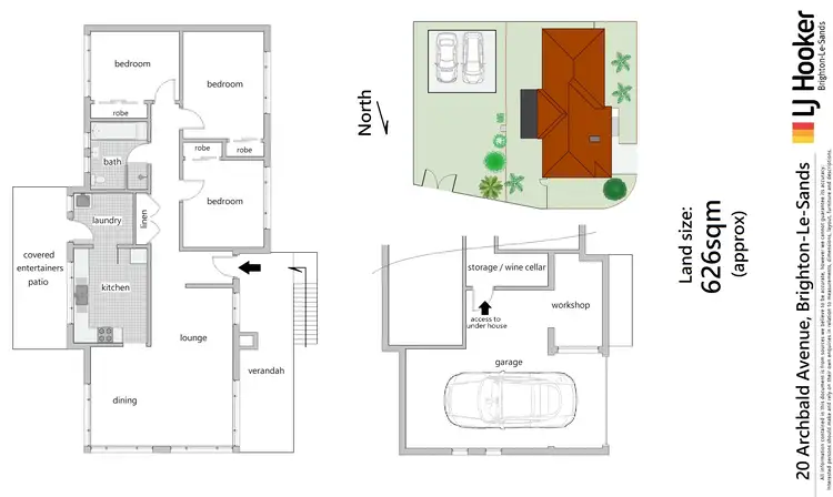 Floorplan of Homely house listing, 20 Archbald Ave, Brighton-Le-Sands NSW 2216