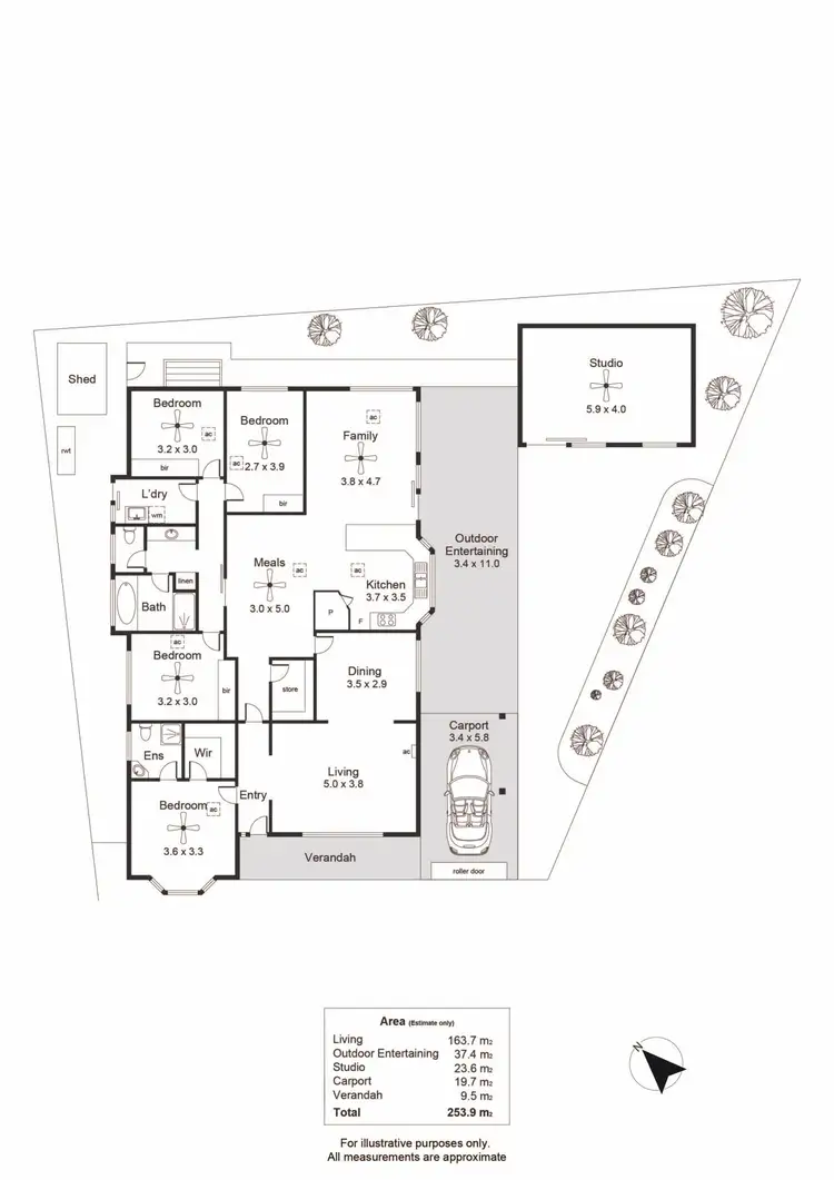 Floorplan of Homely house listing, 13 Holmeswood Court, Para Hills West SA 5096