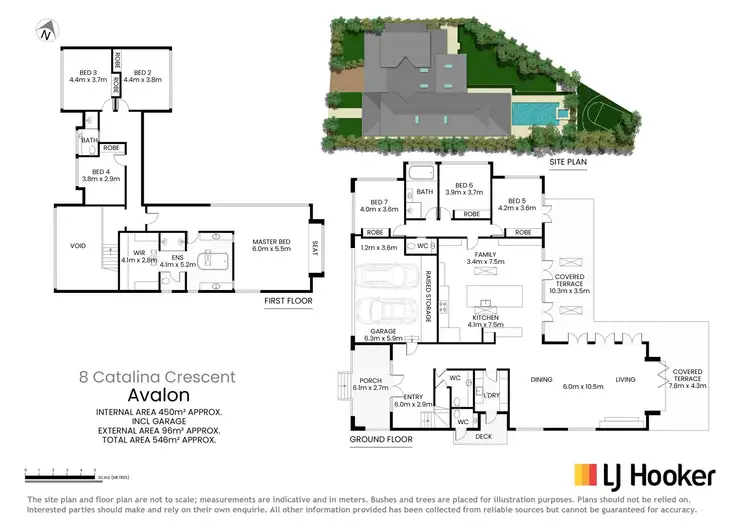 Floorplan of Homely house listing, 8 Catalina Crescent, Avalon Beach NSW 2107