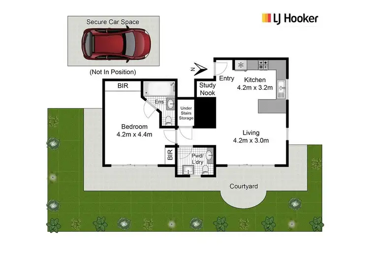 Floorplan of Homely unit listing, 1/5-17 Pacific Highway, Roseville NSW 2069