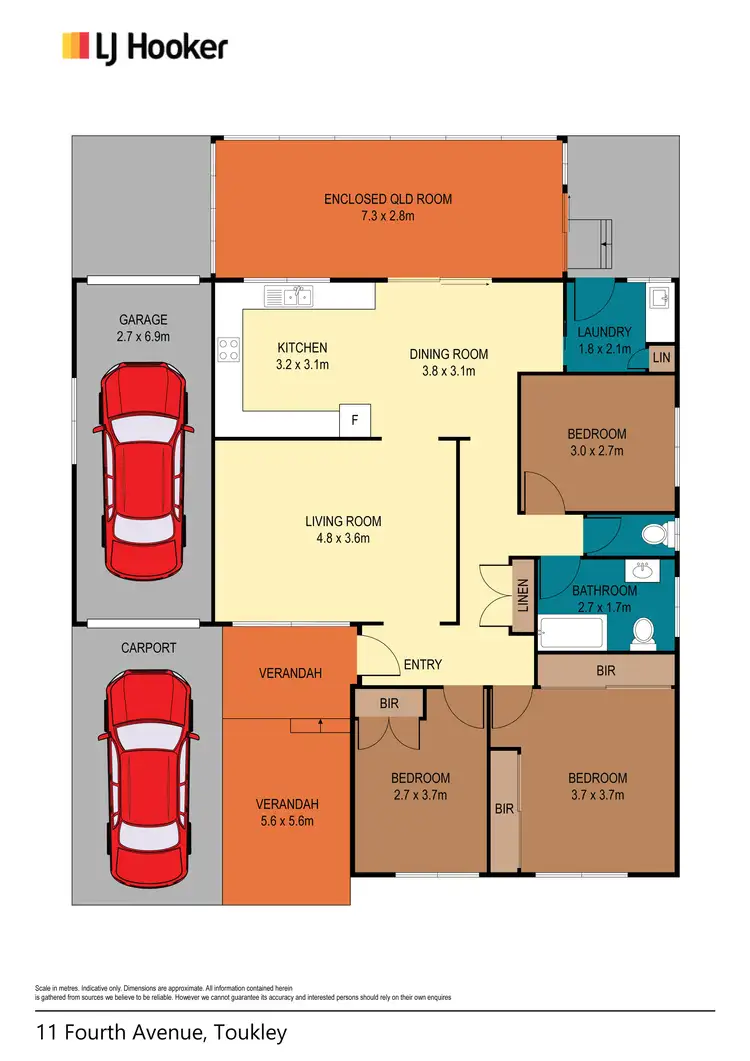 Floorplan of Homely house listing, 11 Fourth Avenue, Toukley NSW 2263
