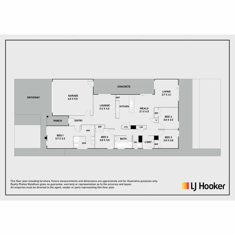 Floorplan of Homely house listing, 6 Argo Lane, Tarneit VIC 3029