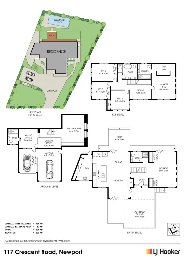 Floorplan of Homely house listing, 117 Crescent Road, Newport NSW 2106