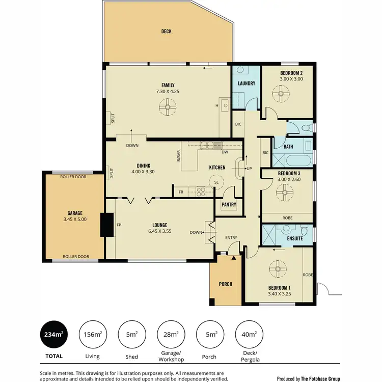 Floorplan of Homely house listing, 351 Grenfell Road, Redwood Park SA 5097