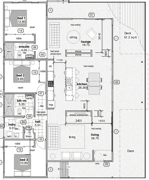 Floorplan of Homely house listing, 2 Beaumaris Avenue, Beaumaris TAS 7215