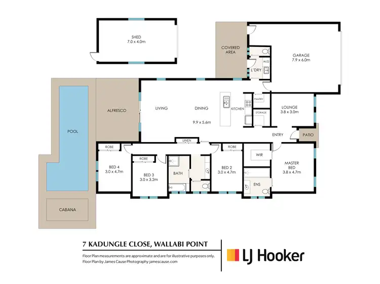Floorplan of Homely house listing, 7 Kadungle Close, Wallabi Point NSW 2430