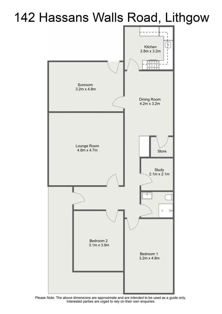 Floorplan of Homely house listing, 142 Hassans Walls Road, Lithgow NSW 2790