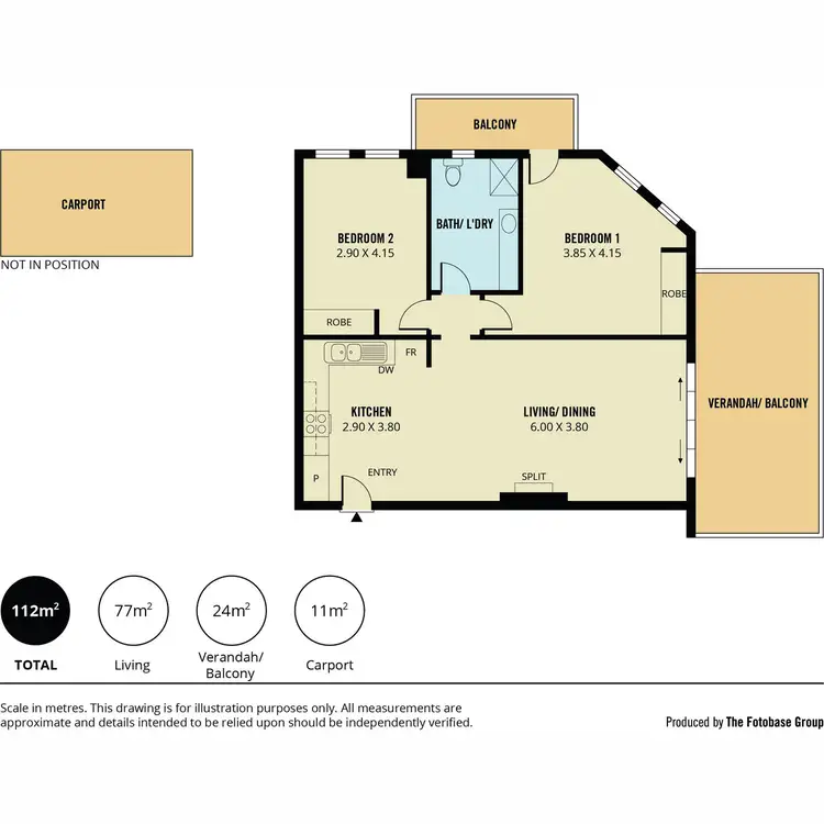 Floorplan of Homely unit listing, 5/7-11 Euston Walk, Mawson Lakes SA 5095