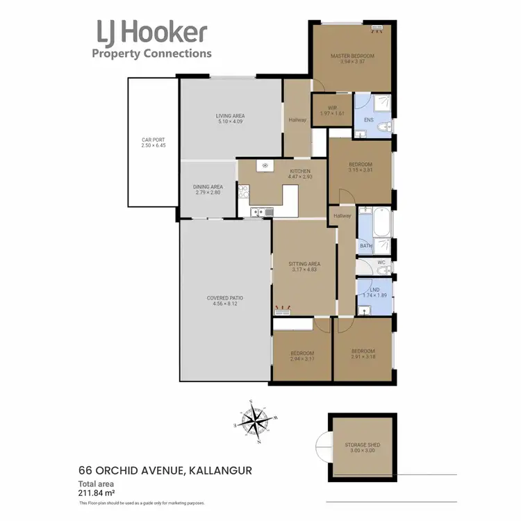 Floorplan of Homely house listing, 66 Orchid Avenue, Kallangur QLD 4503