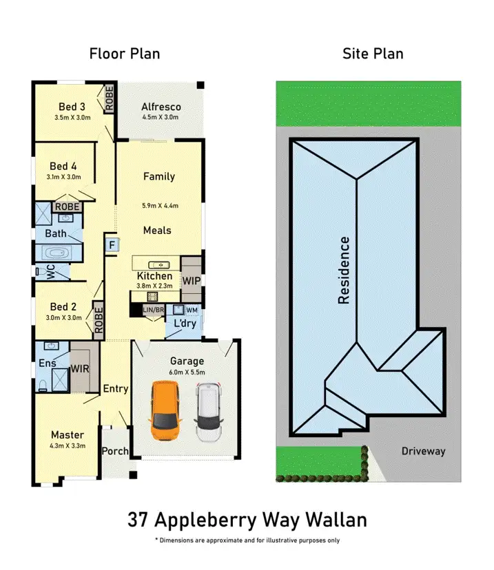 Floorplan of Homely house listing, 37 Appleberry Way, Wallan VIC 3756