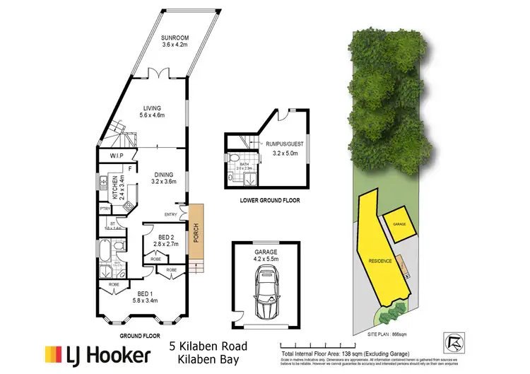 Floorplan of Homely house listing, 5 Kilaben Road, Kilaben Bay NSW 2283