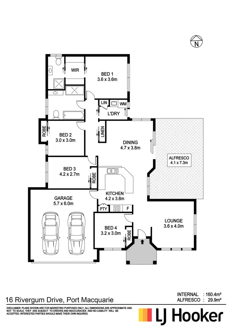 Floorplan of Homely house listing, 16 Rivergum Drive, Port Macquarie NSW 2444