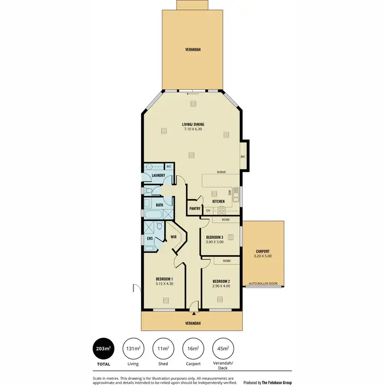 Floorplan of Homely house listing, 4 Crown Court, Gulfview Heights SA 5096