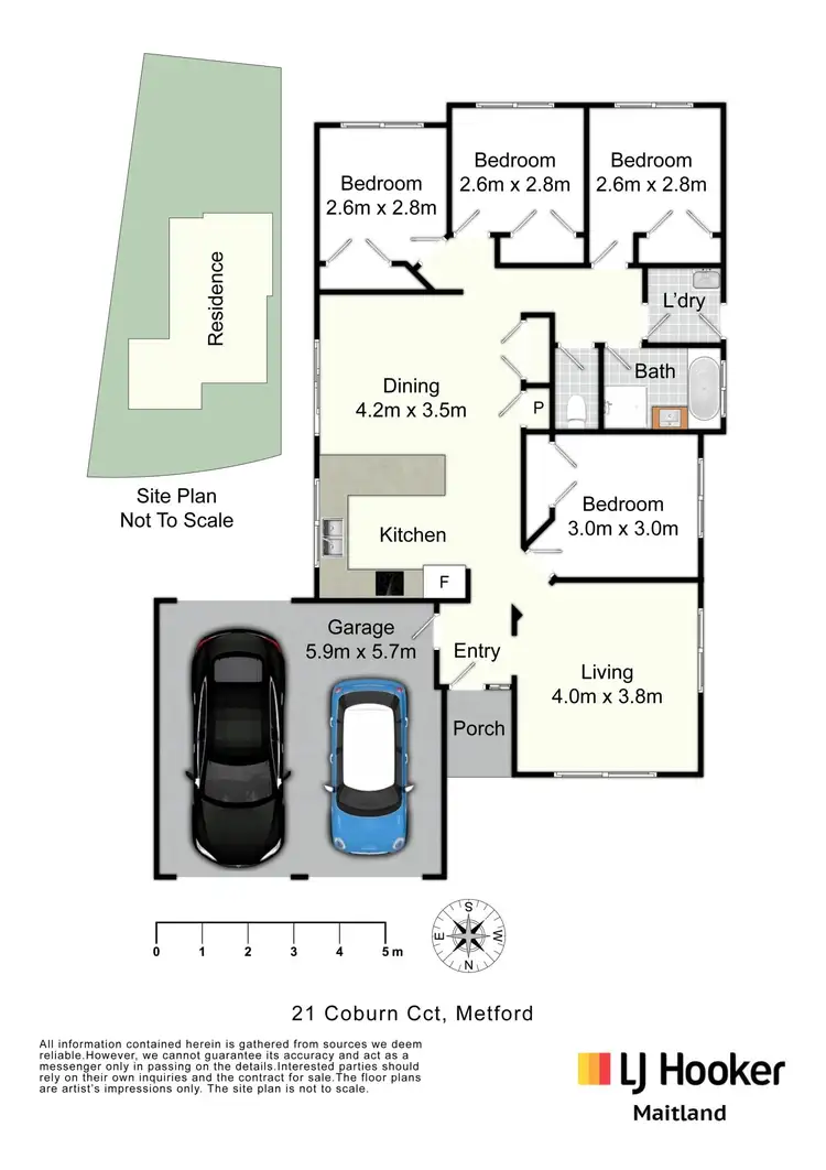 Floorplan of Homely house listing, 21 Coburn Circuit, Metford NSW 2323