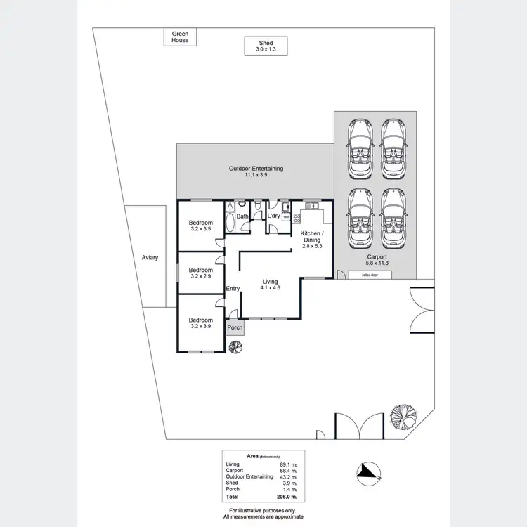 Floorplan of Homely house listing, 6 Joanne Street, Salisbury North SA 5108