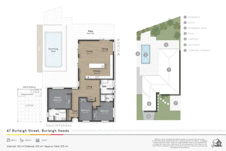Floorplan of Homely house listing, 47 Burleigh Street, Burleigh Waters QLD 4220