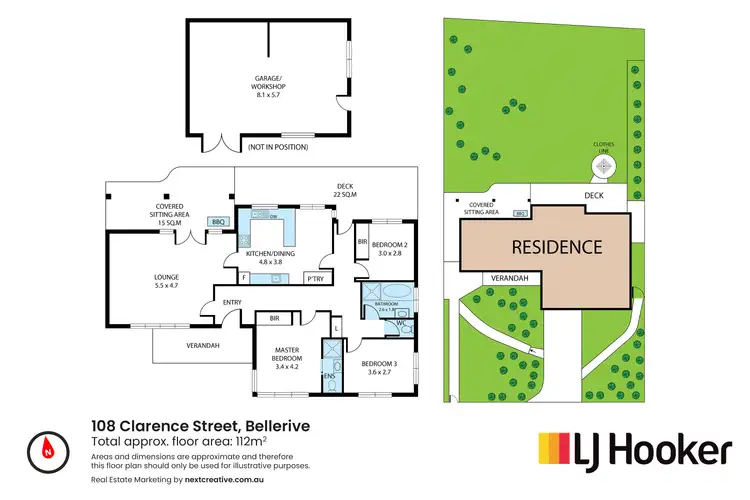 Floorplan of Homely house listing, 108 Clarence Street, Bellerive TAS 7018