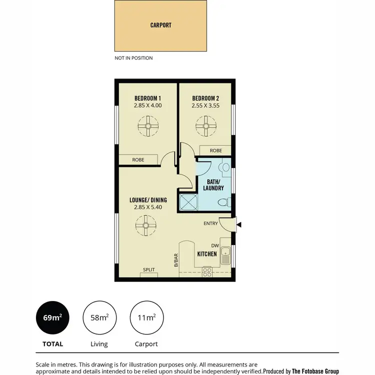 Floorplan of Homely unit listing, 4/40 Queen Street, Norwood SA 5067