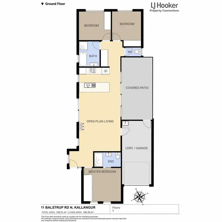 Floorplan of Homely house listing, 11 Balstrup Road, Kallangur QLD 4503