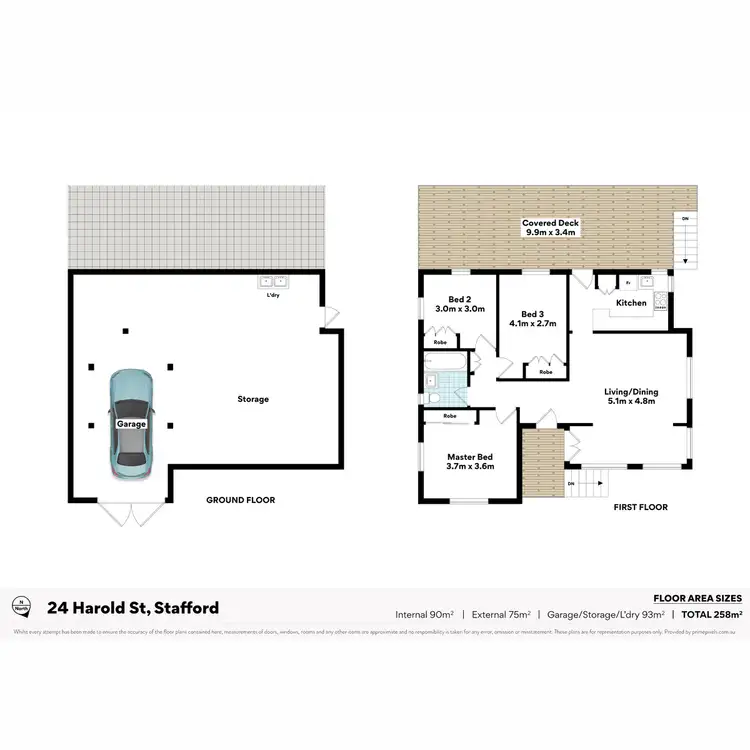 Floorplan of Homely house listing, 24 Harold Street, Stafford QLD 4053