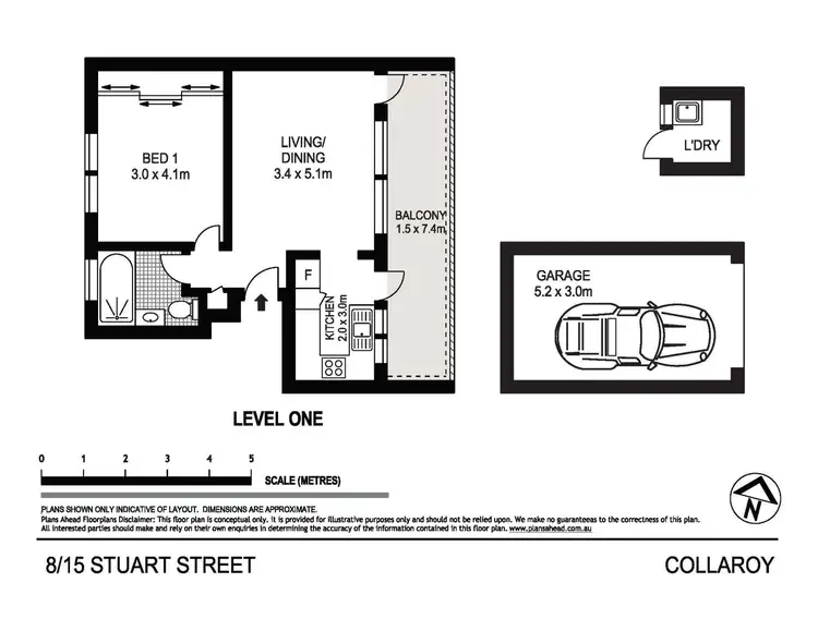 Floorplan of Homely apartment listing, 8/15 Stuart Street, Collaroy NSW 2097