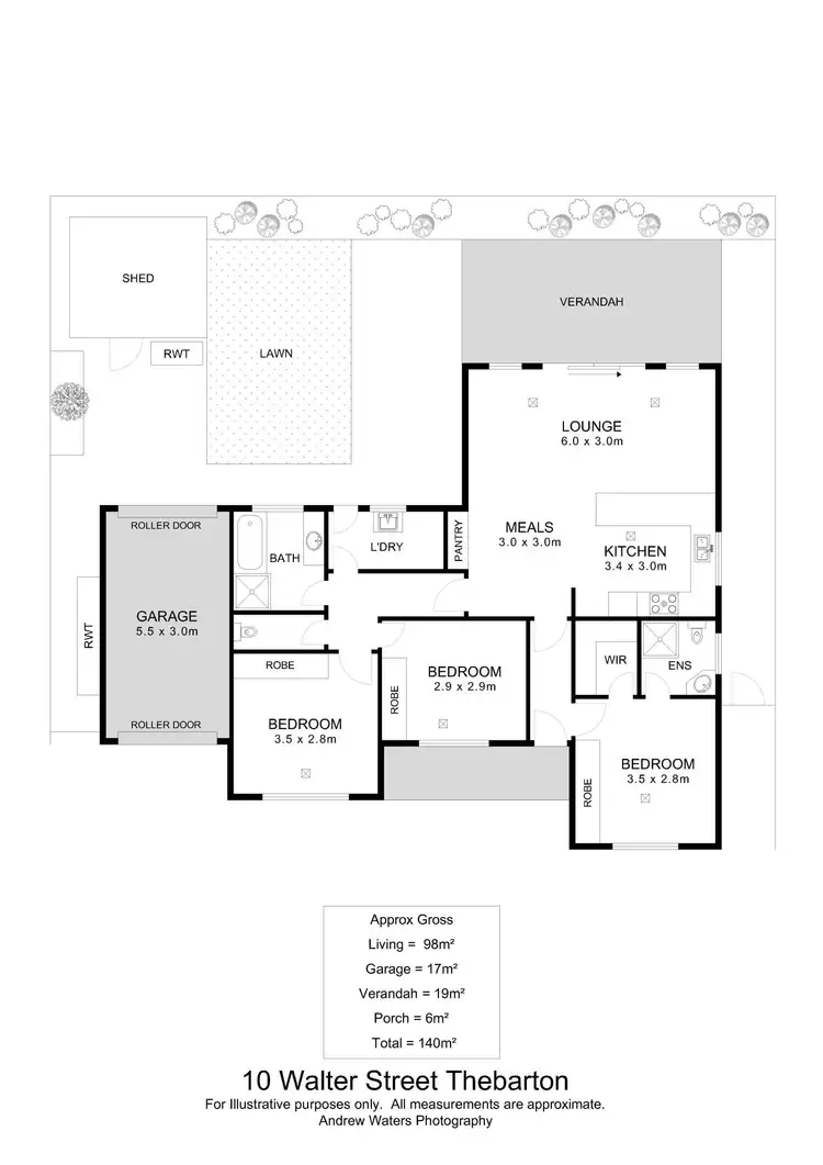 Floorplan of Homely house listing, 10 Walter Street, Thebarton SA 5031