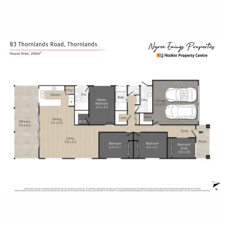 Floorplan of Homely house listing, 83 Thornlands Road, Thornlands QLD 4164