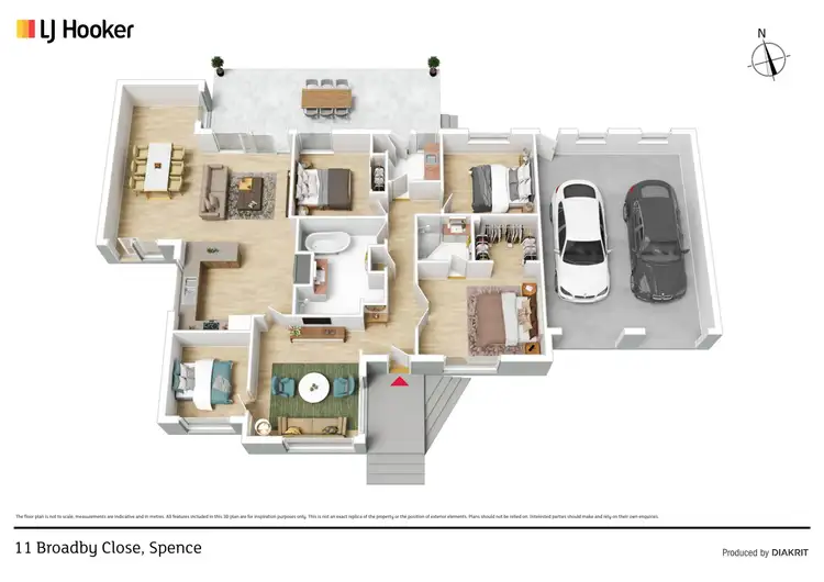 Floorplan of Homely house listing, 11 Broadby Close, Spence ACT 2615