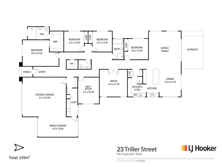 Floorplan of Homely house listing, 23 Triller Street, Meringandan West QLD 4352