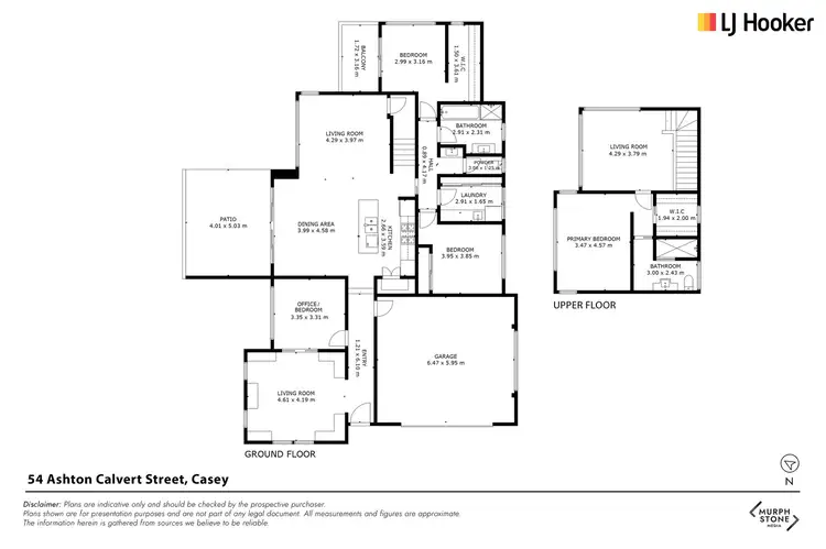 Floorplan of Homely house listing, 54 Ashton Calvert Street, Casey ACT 2913