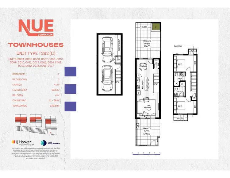 Floorplan of Homely apartment listing, Nue, Camilleri Way, Gungahlin ACT 2912