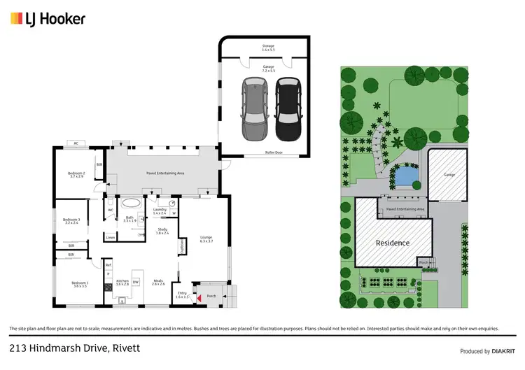 Floorplan of Homely house listing, 213 Hindmarsh Drive, Rivett ACT 2611